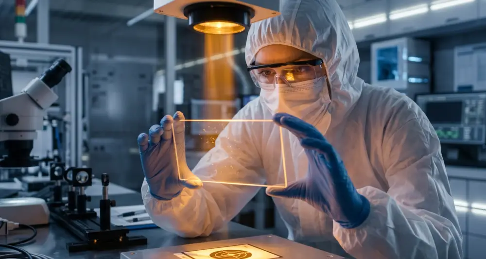 Modular laboratory building deployed for high-volume AR waveguide lens manufacturing
