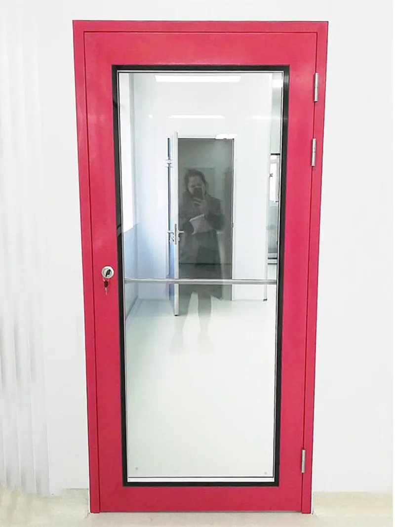 Clean room emergency escape door